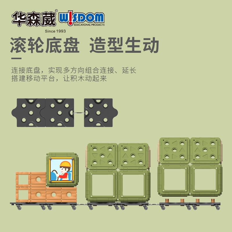 華森葳洞洞吸吸積木組